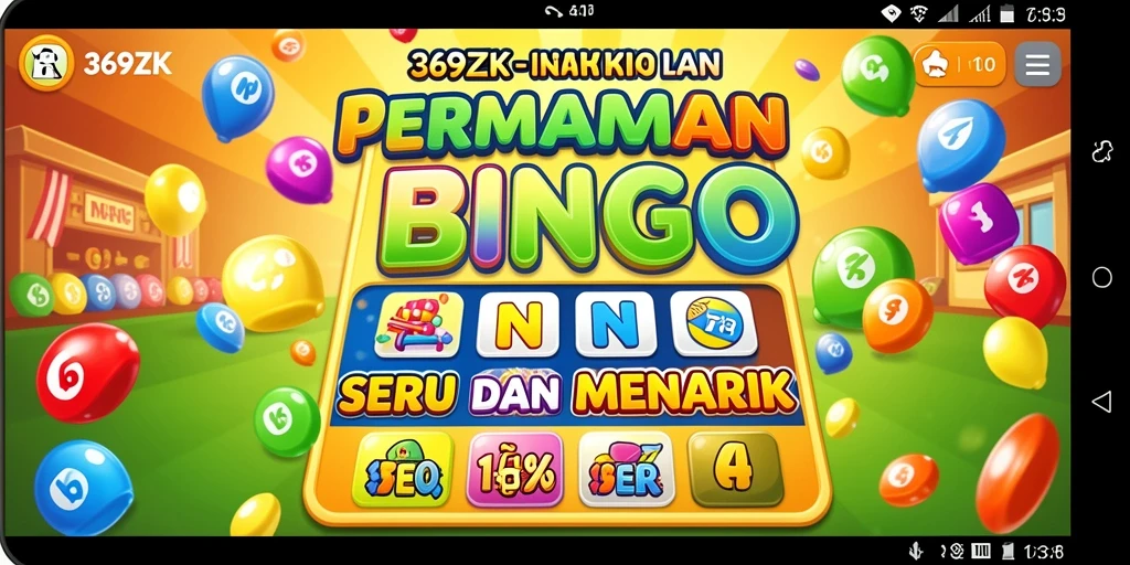 Tampilan gameplay Bingo seru di 369ZK dengan grafis menarik.