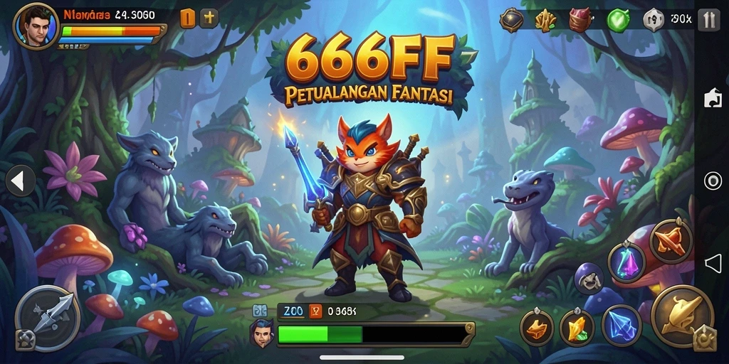 Tangkapan layar permainan 666FF dengan grafis menawan dan aksi seru.