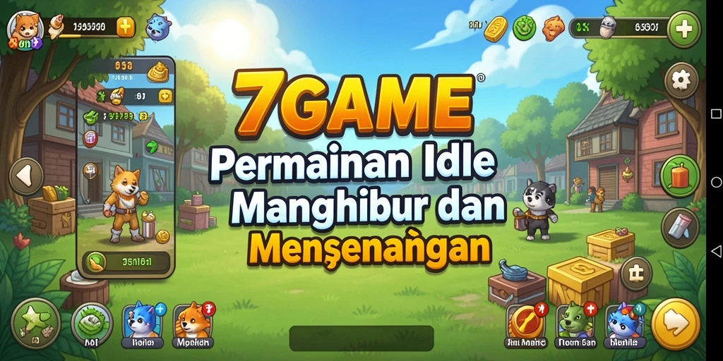 Tampilan gameplay yang menarik dari 7GAME dengan elemen Idle.