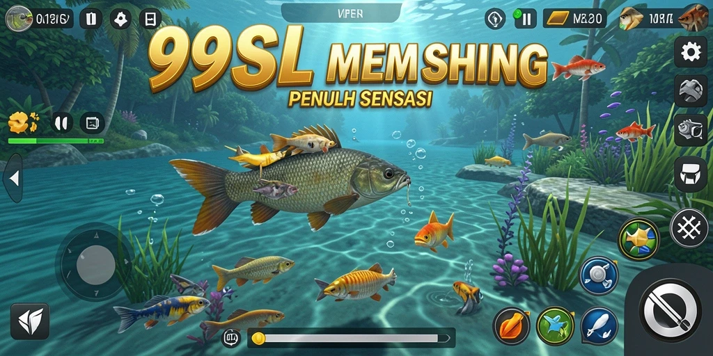 Tampilan gameplay menarik di 99SL dengan suasana memancing yang realistis.