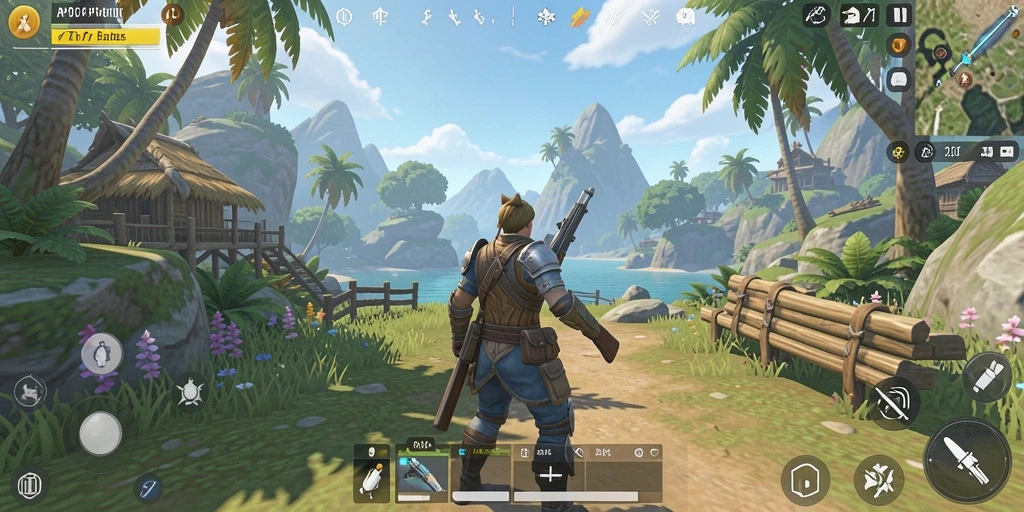 Tampilan gameplay Open World yang menakjubkan dari API77.