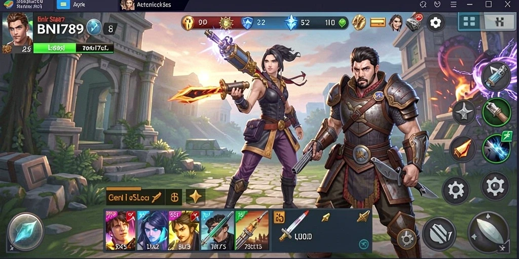 Tampilan gameplay mendebarkan dari BNI789 yang penuh strategi.