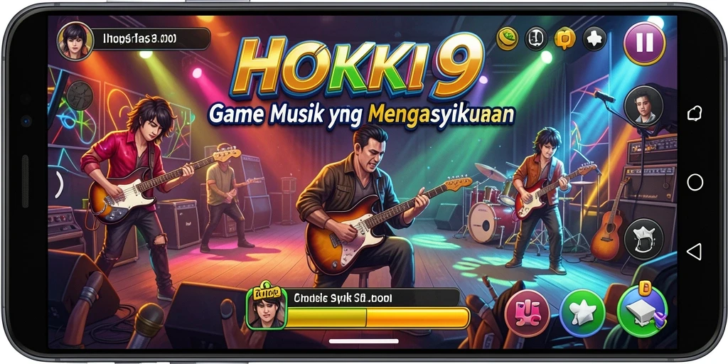 Tampilan gameplay HOKI9 yang seru dan penuh warna.