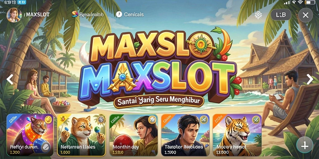Tampilan menarik dan gameplay seru dari MAXSLOT yang memanjakan pemain.