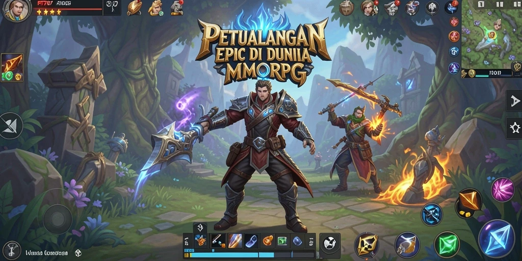 Tampilan gameplay PT707 yang memukau dan penuh aksi dari MMORPG.